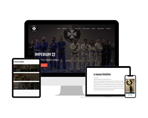 mockup website imperiumjiujitsu.pt